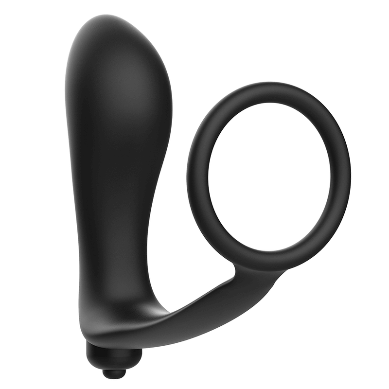 ADDICTED TOYS - PLUG ANAL VIBRATÓRIO COM ANEL PARA PÊNIS - Sexshoptuga  Sexshoptuga 