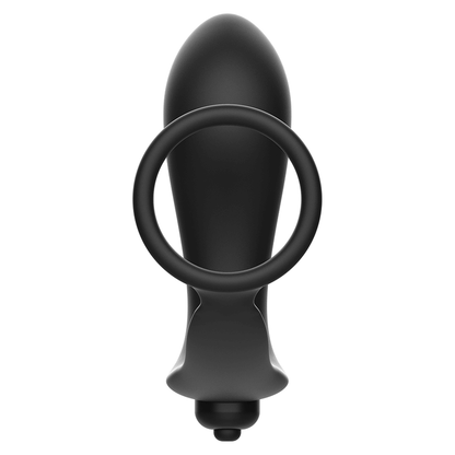 ADDICTED TOYS - PLUG ANAL VIBRATÓRIO COM ANEL PARA PÊNIS - Sexshoptuga 