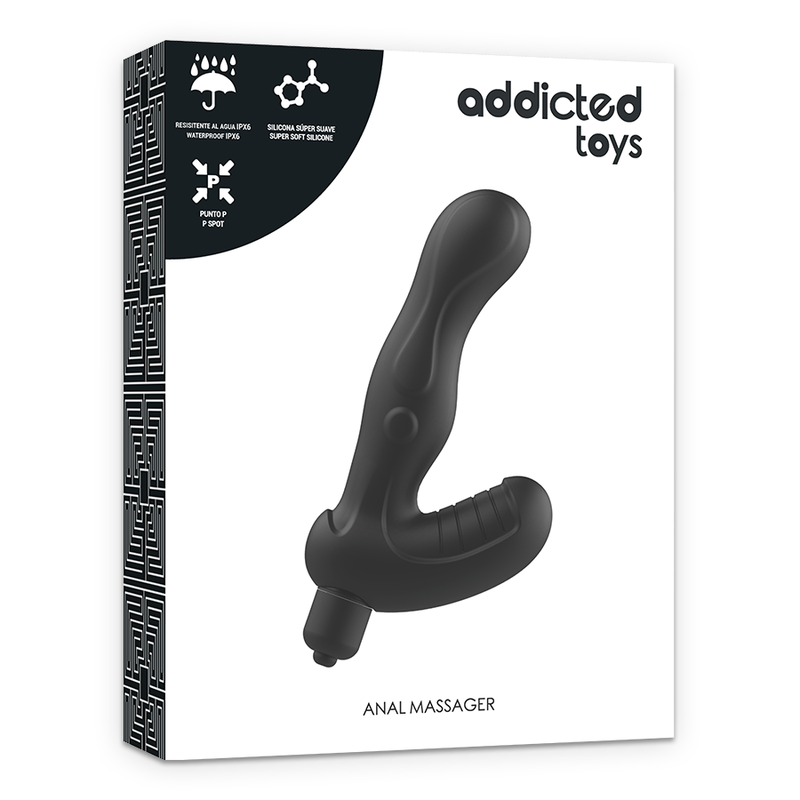 ADDICTED TOYS - P-SPOT VIBE ESTIMULADOR ANAL DE PRÓSTATA DE SILICONE - Sexshoptuga  Sexshoptuga 