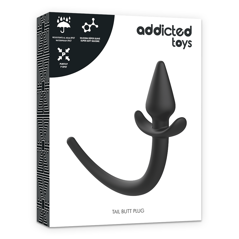 ADDICTED TOYS - CACHORRO PLUG ANAL SILICONE - Sexshoptuga  Sexshoptuga 