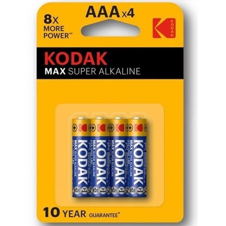 KODAK - BATERIA SUPER ALCALINA MAX AAA LR03 * 4 - Sexshoptuga  Sexshoptuga 