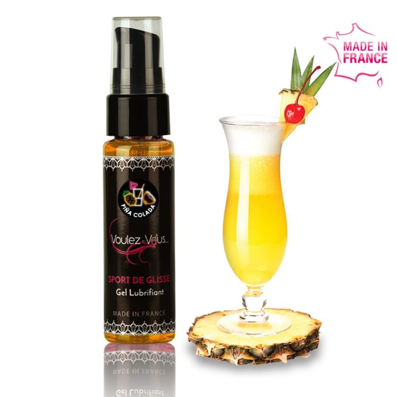 VOULEZ-VOUS - LUBRIFICANTE  BASE DE GUA PIÑA COLADA - 35 ML - Sexshoptuga  Sexshoptuga 