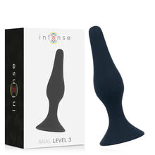 INTENSE - ANAL NÍVEL 3 12,5CM PRETO - Sexshoptuga  Sexshoptuga 