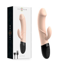 INTENSE - VIBRADOR RECARREGVEL MAGNUS DUAL NATURAL - Sexshoptuga  Sexshoptuga 