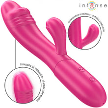 INTENSE - IVY VIBRADOR FLEXÍVEL 10 VIBRAÇÕES COM LÍNGUA ESTIMULANTE ROSA - Sexshoptuga  Sexshoptuga 