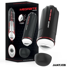 JAMYJOB - MASTURBADOR BOCAL AUTOMÁTICO MEGABITE 5 MODOS DE SUCÇÃO E VIBRAÇÃO - Sexshoptuga  Sexshoptuga 