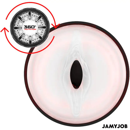 JAMYJOB - STORM MASTURBADOR AUTOMÁTICO DE VAGINA 10 MODOS DE ROTAÇÃO E IMPULSO - Sexshoptuga 