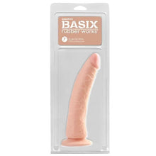 BASIX - JELLY PÊNIS SLIM 19 CM NATURAL - Sexshoptuga  Sexshoptuga 