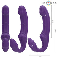 INTENSE - JILL VIBRADOR DUPLO 20 CM ROXO CONTROLE REMOTO - Sexshoptuga  Sexshoptuga 