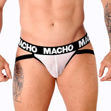 MACHO - MX26X1 JOCK GRID BRANCO S - Sexshoptuga  Sexshoptuga 