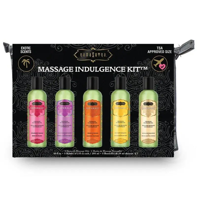 KAMASUTRA - KIT DE ÓLEO DE MASSAGEM INDULGENCE - Sexshoptuga 