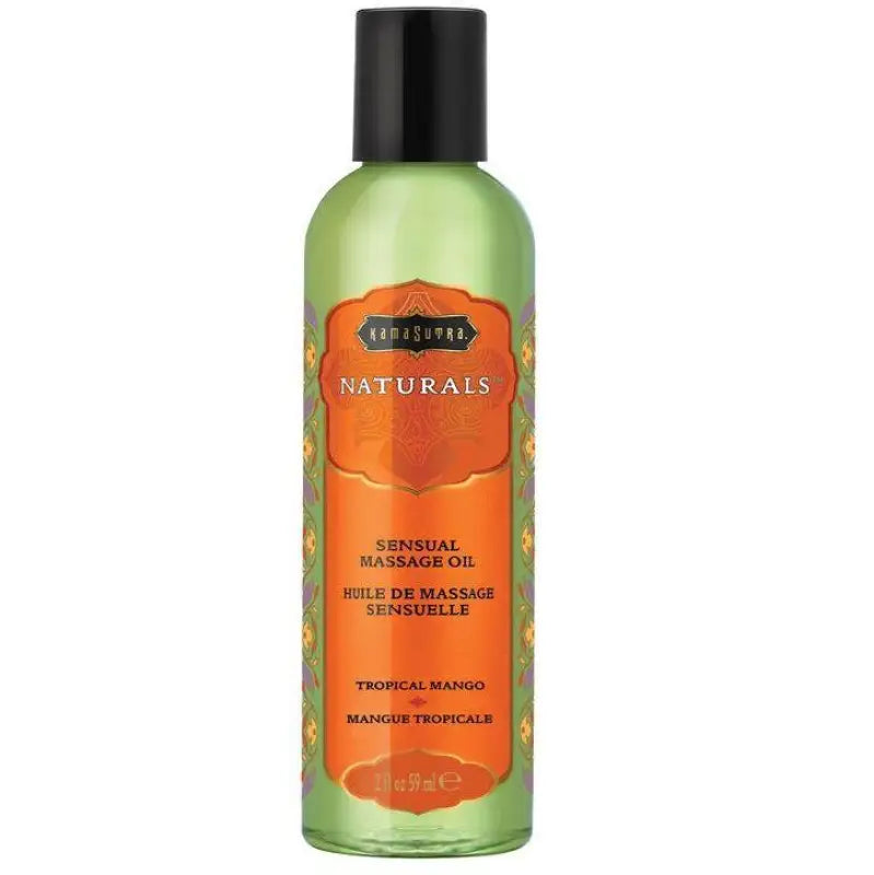 KAMASUTRA - ÓLEO DE MASSAGEM DE MANGA TROPICAL NATURAL 59 ML - Sexshoptuga 