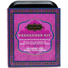 KAMASUTRA - WEEKENDER TIN KIT FRAMBOESA KISS FRAMBOESA - Sexshoptuga  Sexshoptuga 