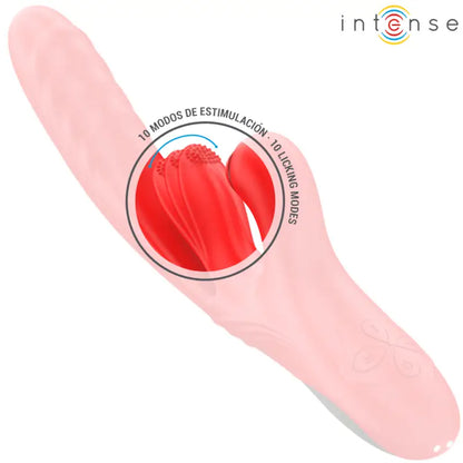 INTENSE - KAROL MULTIFUNÇÃO VIBRADOR IMPULSO & ESTIMULAÇÃO & SUCÇÃO VERMELHO - Sexshoptuga 