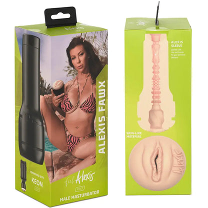 KIIROO - KEON + ALEXIS FAWX STROKER + LUBRIFICANTE DE QUALIDADE AQUA 50 ML - Sexshoptuga 