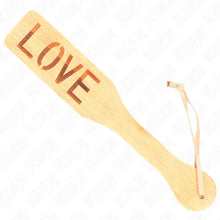 KINK - PALETA DE BAMBU PALAVRA AMOR 32 X 5,5 CM - Sexshoptuga  Sexshoptuga 