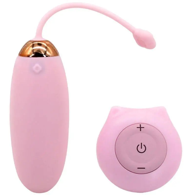 ARMONY - KITTY FUN EGG VIBRADOR CONTROLE REMOTO 10 VIBRAÇÕES ROSA - Sexshoptuga 