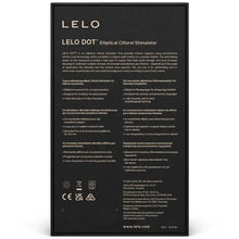 LELO - ESTIMULADOR DE CLITÓRIS DOT - AQUA - Sexshoptuga  Sexshoptuga 