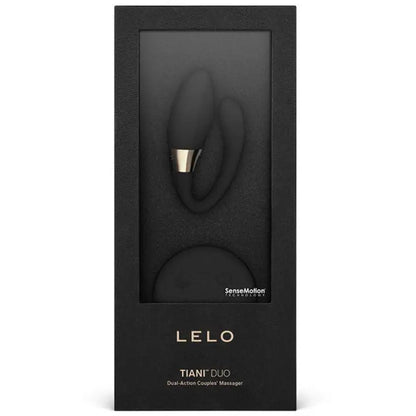 LELO - TIANI DUO MASSAGEADOR DE CASAIS PRETO - Sexshoptuga 