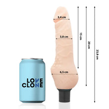 LOVECLONE - DAVEN AUTO LUBRIFICAO REALÍSTICA 23.8 CM -O- 3.8 CM - Sexshoptuga  Sexshoptuga 