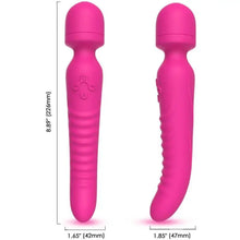 ARMONY - MASSAGER MISSÃO E VIBRADOR EFEITO DE CALOR FÚCSIA - Sexshoptuga  Sexshoptuga 