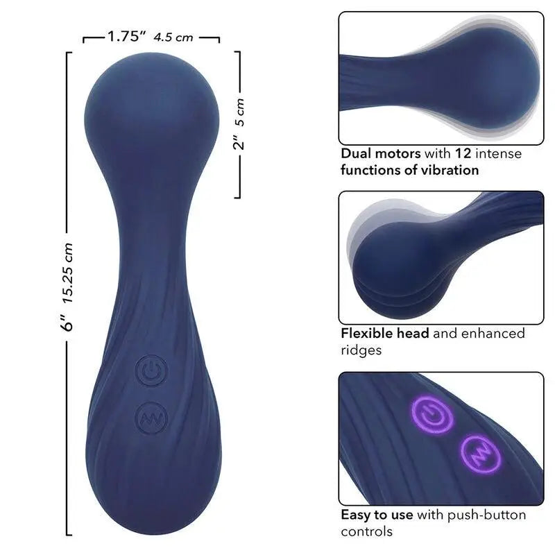 CALEXOTICS - CHARISMA TEMPTATION MASSAGER 12 FUNÇÕES ROXO - Sexshoptuga 