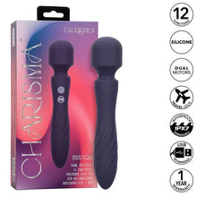 CALEXOTICS - CHARISMA MYSTIQUE MASSAGER DUAL MOTORS 12 FUNÇÕES 20,5 CM X 4,5 CM ROXO - Sexshoptuga  Sexshoptuga 