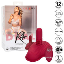 CALEXOTICS - RIDER MASSAGER DUPLO MOTOR CONTROLE REMOTO VERMELHO - Sexshoptuga  Sexshoptuga 