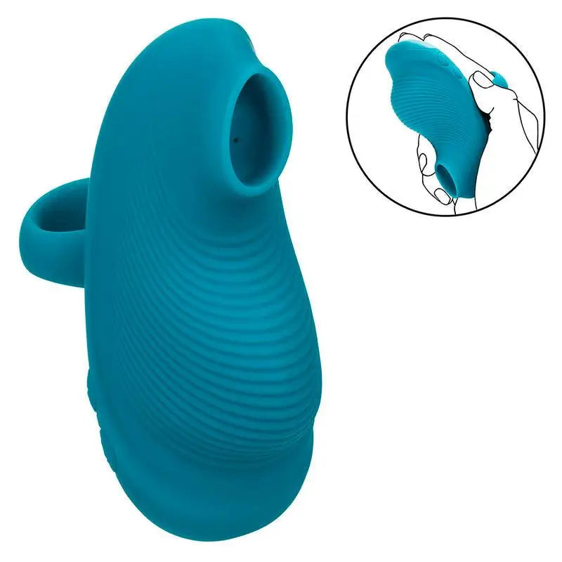 CALEXOTICS - ENVY HANDHELD ROLLING BALL MASSAGER 7 VIBRAÇÕES AZUL - Sexshoptuga 