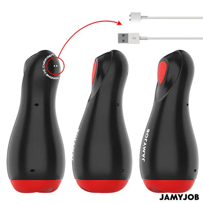 JAMYJOB - MASTURBADOR AUTOMÁTICO CORE-X 5 MODOS DE SUCÇÃO E VIBRAÇÃO - Sexshoptuga 