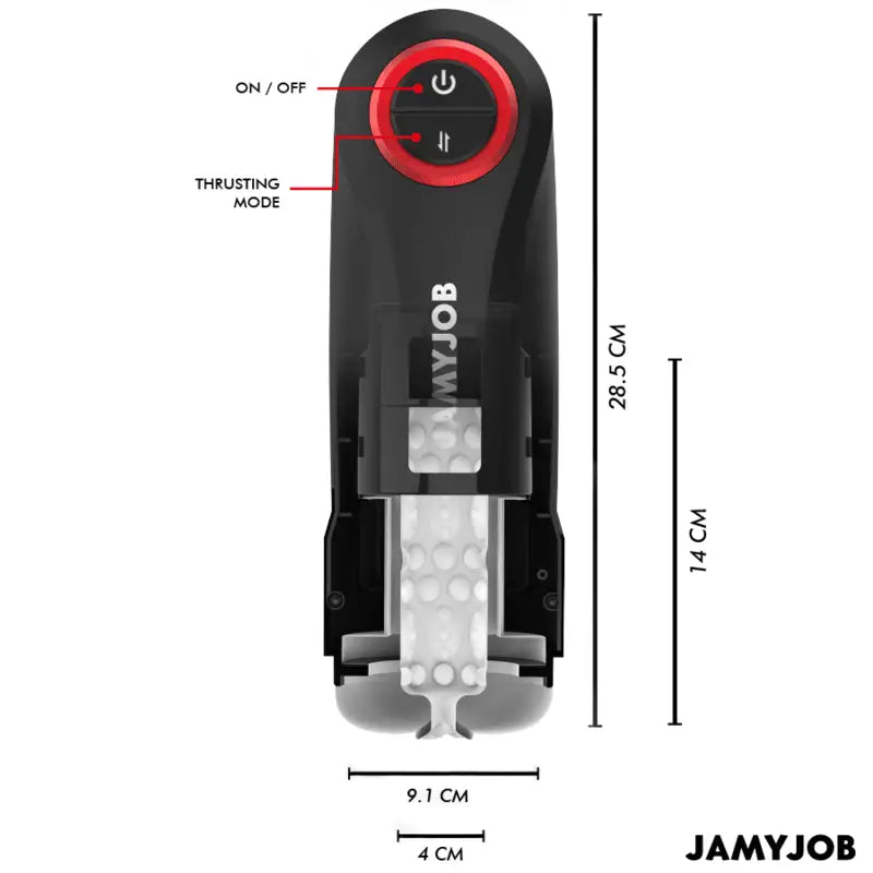 JAMYJOB - MASTURBADOR AUTOMÁTICO DE VAGINA POR GRAVIDADE 5 MODOS DE SUCÇÃO - Sexshoptuga 