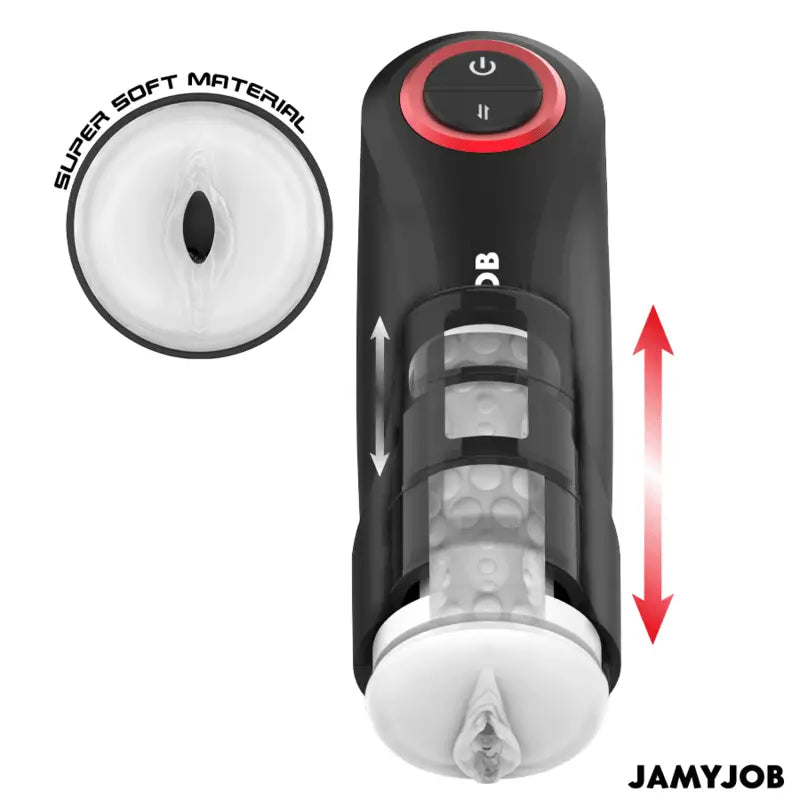 JAMYJOB - MASTURBADOR AUTOMÁTICO DE VAGINA POR GRAVIDADE 5 MODOS DE SUCÇÃO - Sexshoptuga 