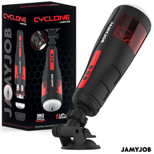 JAMYJOB - MASTURBADOR AUTOMÁTICO DE VAGINA CYCLONE 10 MODOS DE ROTAÇÃO E IMPULSO - Sexshoptuga  Sexshoptuga 