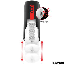 JAMYJOB - MASTURBADOR AUTOMÁTICO PHANTOM VAGINA 5 MODOS DE SUCÇÃO E IMPULSO - Sexshoptuga  Sexshoptuga 