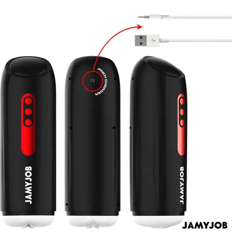 JAMYJOB - MASTURBADOR AUTOMÁTICO PHANTOM VAGINA 5 MODOS DE SUCÇÃO E IMPULSO - Sexshoptuga 