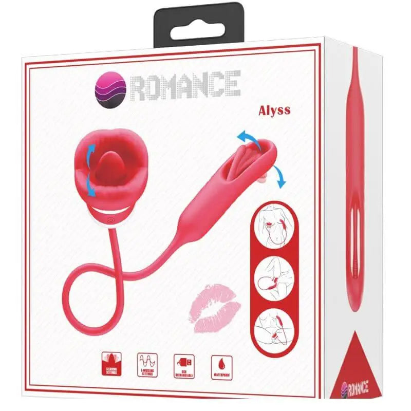 ROMANCE - ALYSS MASTURBADOR BOCA VERMELHA - Sexshoptuga 