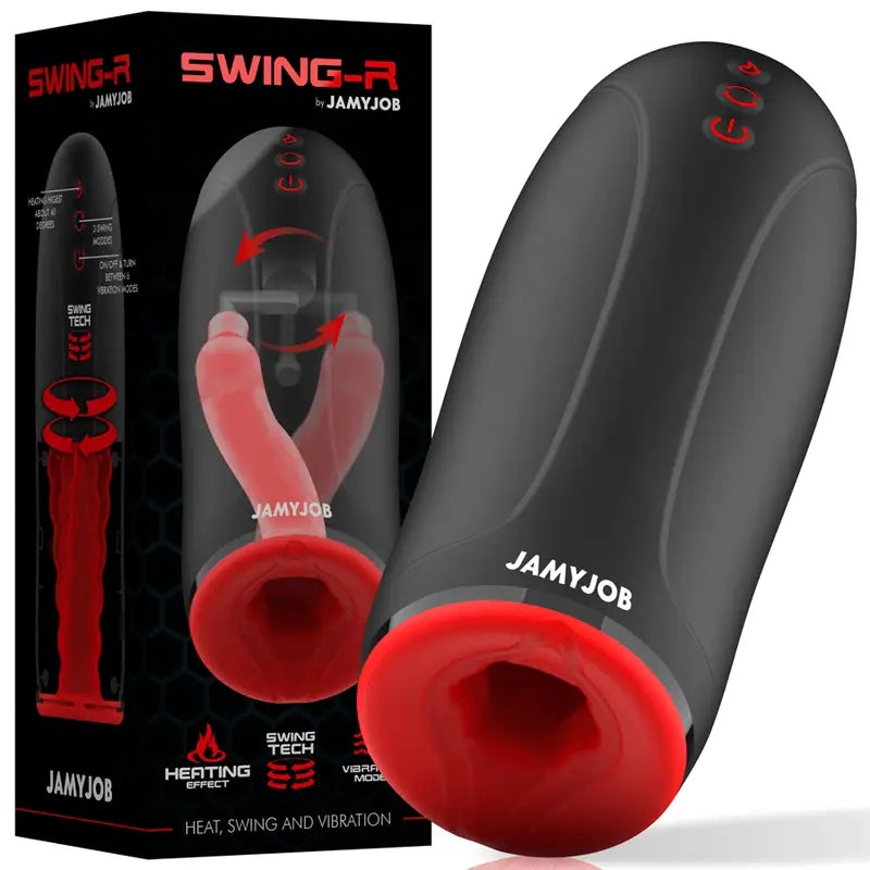 JAMYJOB - EFEITO DE AQUECIMENTO SWING-R, TECNOLOGIA DE SWING E MASTURBADOR DE VIBRAO - Sexshoptuga 