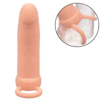 CALEXOTICS - MAXX THICK DUAL PENETRATOR 10 VIBRAÇÕES CARNE - Sexshoptuga 