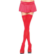 LEG AVENUE - MEIAS NYLON VERMELHO - Sexshoptuga  Sexshoptuga 