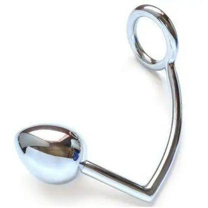 METAL HARD - ANEL COM GANCHO ANAL 45MM - Sexshoptuga 