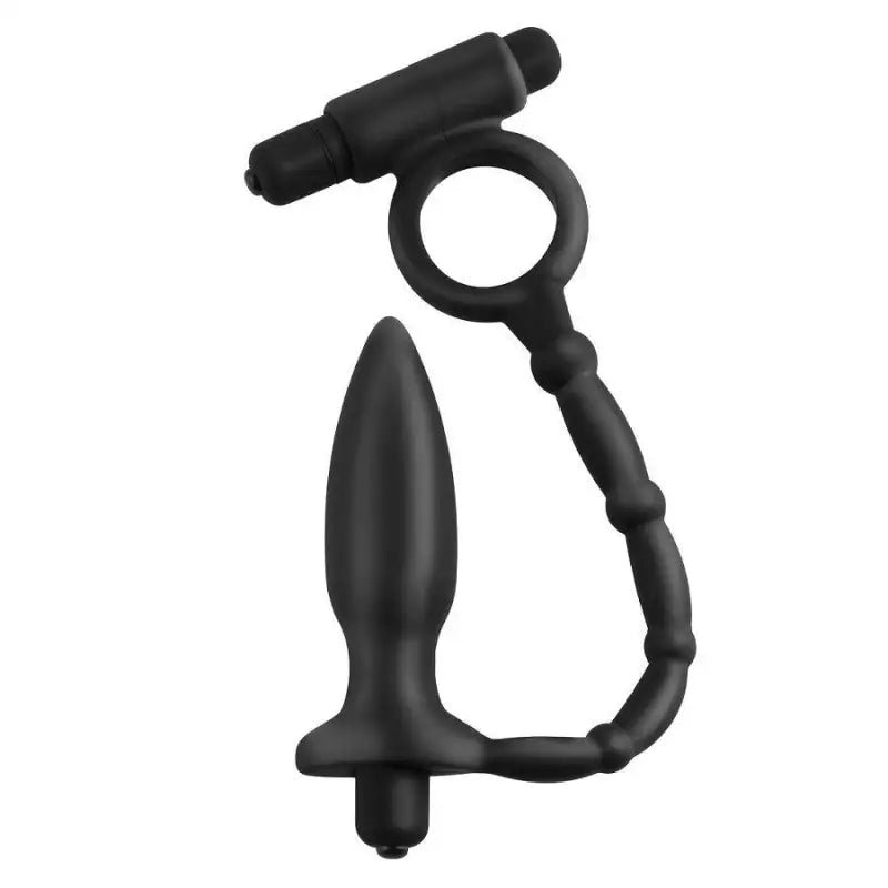 ANAL FANTASY - MINI ESTIMULADOR ANAL COM ANEL E BALA VIBRANTE - Sexshoptuga 