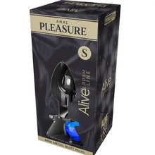 ALIVE - MINI PLUG PRAZER ANAL METAL AZUL TAMANHO S - Sexshoptuga  Sexshoptuga 