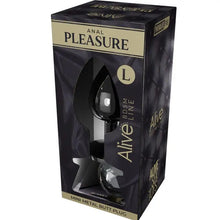 ALIVE - MINI PLUG PRAZER ANAL METAL PRETO TAMANHO L - Sexshoptuga  Sexshoptuga 