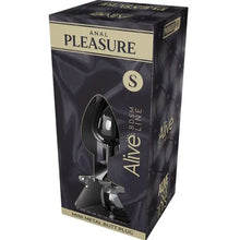 ALIVE - MINI PLUG PRAZER ANAL METAL PRETO TAMANHO S - Sexshoptuga  Sexshoptuga 