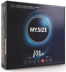 MY SIZE - MIX PRESERVATIVOS 60 MM 28 UNIDADES - Sexshoptuga  Sexshoptuga 