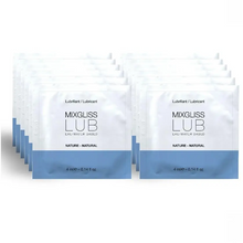 MIXGLISS - LUBRIFICANTE NATURAL BASE DE GUA 12 DOSE ÚNICA 4 ML - Sexshoptuga  Sexshoptuga 