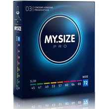 MY SIZE - PRO PRESERVATIVOS 72 MM 3 UNIDADES - Sexshoptuga  Sexshoptuga 