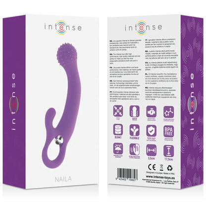 INTENSE - NAILA VIBRANTE SILICONE LILA - Sexshoptuga 