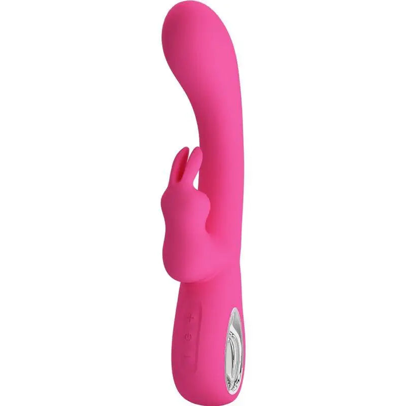 PRETTY LOVE - NOVAK RABBIT VIBRADOR 12 VIBRAÇÕES ROSA - Sexshoptuga 