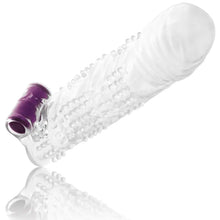 OHMAMA - BAINHA DE PÉNIS TEXTURADA COM BALA VIBRANTE - Sexshoptuga  Sexshoptuga 